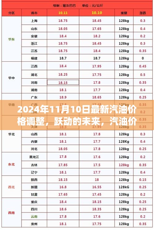 躍動的未來，汽油價格調(diào)整背后的勵志故事與力量，2024年最新動態(tài)