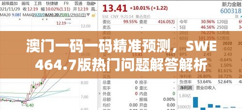 澳門一碼一碼精準預測，SWE464.7版熱門問題解答解析