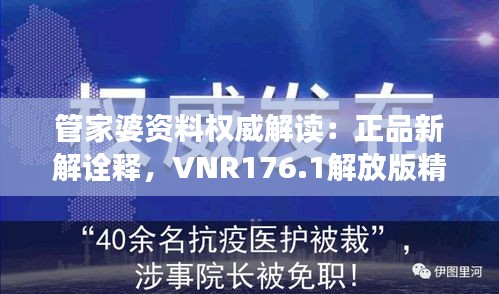 管家婆資料權威解讀：正品新解詮釋，VNR176.1解放版精要匯總