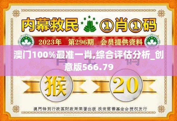 澳門100%最準(zhǔn)一肖,綜合評(píng)估分析_創(chuàng)意版566.79