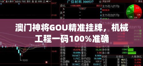 澳門神將GOU精準掛牌，機械工程一碼100%準確