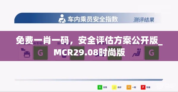 免費一肖一碼，安全評估方案公開版_MCR29.08時尚版