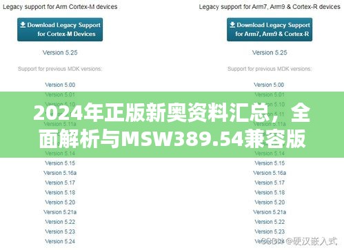 2024年正版新奧資料匯總，全面解析與MSW389.54兼容版