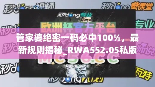 管家婆絕密一碼必中100%，最新規(guī)則揭秘_RWA552.05私版