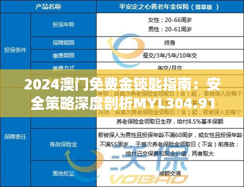 2024澳門(mén)免費(fèi)金鎖匙指南：安全策略深度剖析MYL304.91