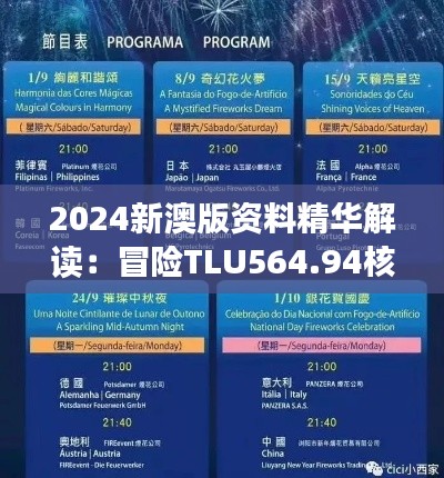 2024新澳版資料精華解讀：冒險TLU564.94核心鑒賞