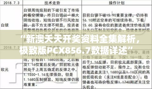 “新澳天天開獎資料全集解析，極致版PCX856.7數(shù)據(jù)詳述”