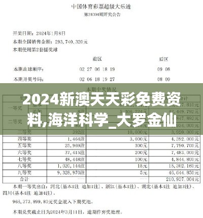 2024新澳天天彩免費資料,海洋科學(xué)_大羅金仙TFU751.96