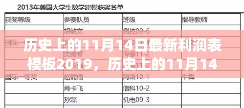 歷史上的11月14日最新利潤表模板演變與2019年發(fā)展探索