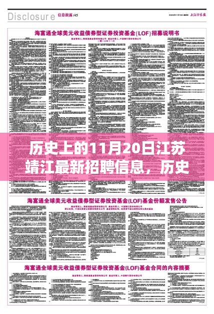 歷史上的11月20日江蘇靖江最新招聘信息，歷史上的11月20日江蘇靖江招聘信息深度解析