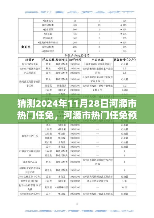 河源市熱門任免預(yù)測報告，揭秘2024年11月28日的人才動向深度分析