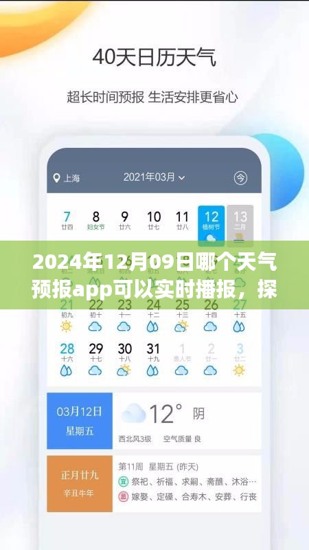 探秘天氣預(yù)報app，實時播報小巷深處天氣寶藏，揭秘最準確天氣預(yù)報軟件（針對2024年12月09日）