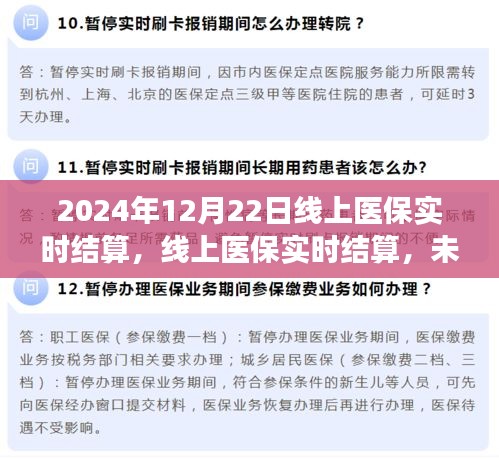 線上醫(yī)保實(shí)時(shí)結(jié)算，未來醫(yī)療支付的新模式展望