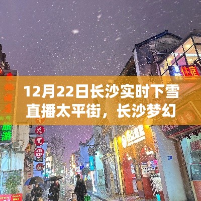 長沙夢幻飄雪日，太平街實(shí)時(shí)下雪直播絕美呈現(xiàn)