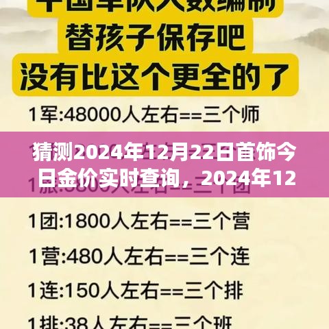 2024年12月22日首飾金價(jià)預(yù)測(cè)與實(shí)時(shí)查詢，歷史背景、影響因素及時(shí)代地位分析