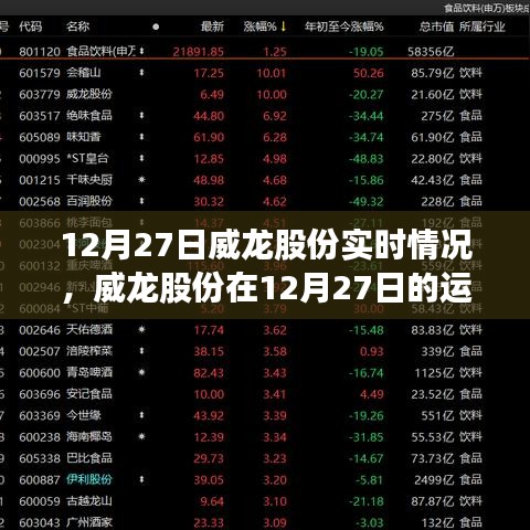 威龍股份12月27日運(yùn)營(yíng)概況與市場(chǎng)動(dòng)態(tài)實(shí)時(shí)更新