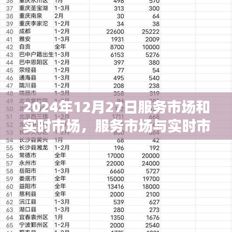 2024年12月27日，服務(wù)市場(chǎng)與實(shí)時(shí)市場(chǎng)的交融深度洞察與觀點(diǎn)碰撞