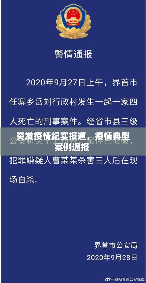 突發(fā)疫情紀(jì)實報道，疫情典型案例通報 