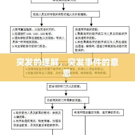 突發(fā)的理解，突發(fā)事件的意思 