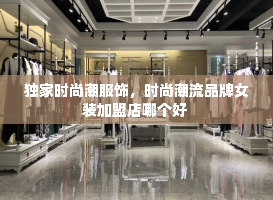 獨家時尚潮服飾，時尚潮流品牌女裝加盟店哪個好 